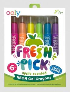 Opakowanie Kredki Żelowe Neonowe Pachnące 6szt