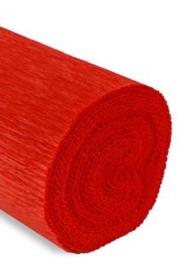 Krepina 50x250cm 180g czerwona. Wydawca: Alfa Pastello. Multiszop.pl Opakowanie Krepina 50x250cm 180g czerwona