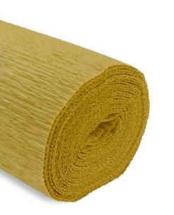 Krepina 50x250cm 180g musztardowa. Wydawca: Alfa Pastello. Multiszop.pl Opakowanie Krepina 50x250cm 180g musztardowa