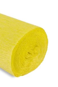 Krepina 50x250cm 180g żółta. Wydawca: Alfa Pastello. Multiszop.pl Opakowanie Krepina 50x250cm 180g żółta