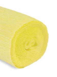 Krepina 50x250cm 180g żółta jasna. Wydawca: Alfa Pastello. Multiszop.pl Opakowanie Krepina 50x250cm 180g żółta jasna