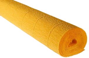 Krepina 50x250cm 180g żółta. Wydawca: Alfa Pastello. Multiszop.pl Opakowanie Krepina 50x250cm 180g żółta