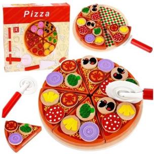 Opakowanie Krojenie pizzy na rzepy z nożem i deską