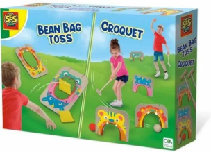 Krokiet i rzucanie woreczkami z fasolą. Wydawca: SES. Multiszop.pl Opakowanie Krokiet i rzucanie woreczkami z fasolą