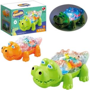 Opakowanie Krokodyl z napędem, dźwiękiem i światłem