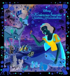 Okładka książki Królewna Śnieżka i Siedmiu Krasnoludków. Disney