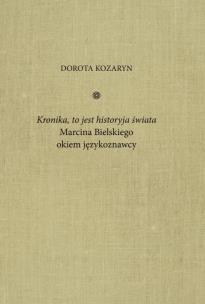 Okładka książki Kronika, to jest historyja świata Marcina...
