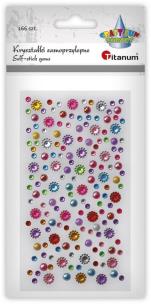 Opakowanie Kryształki samoprzylepne mix 166szt