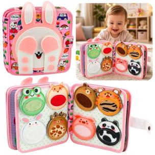 Opakowanie Książeczka edukacyjna sensoryczna króliczek