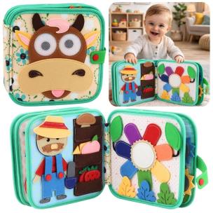 Opakowanie Książeczka edukacyjna sensoryczna krowa