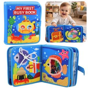 Opakowanie Książeczka edukacyjna sensoryczna morskie