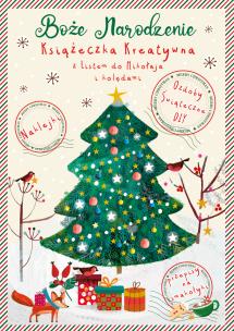 Okładka książki Książeczka kreatywna Choinka z ozdobami świątecznymi