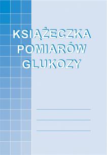 Opakowanie Książeczka pomiarów glukozy M-915-5