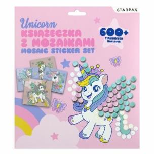 Książeczka z mozaikami Unicorn. Wydawca: Starpak. Multiszop.pl Opakowanie Książeczka z mozaikami Unicorn