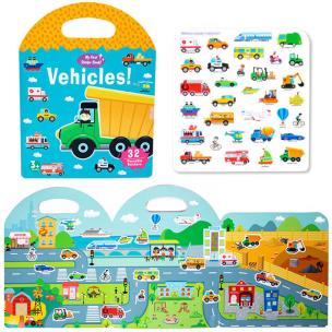 Opakowanie Książeczka z naklejkami pojazdy