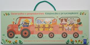 Książeczka z przyczepkami. Zwierzątka z.... Autor:   Praca zbiorowa. Multiszop.pl Okładka książki Książeczka z przyczepkami. Zwierzątka z...