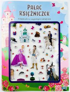 Okładka książki Książeczka z wypukłymi naklejkami. Pałac...