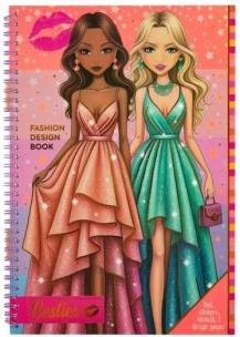 Opakowanie Książka do projektowania mody z naklejkami