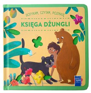 Okładka książki Księga Dżungli. Dotykam, czytam, poznaję