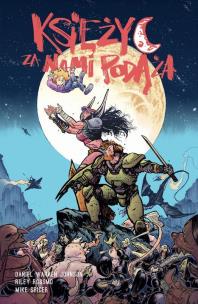 Okładka książki Księżyc za nami podąża