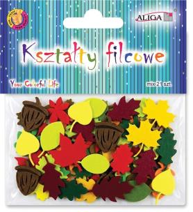 Opakowanie Kształty filcowe jesienne 21el