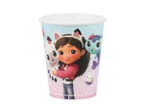 Kubeczki Koci Domek Gabi 250ml 6szt. Wydawca: PartyDeco. Multiszop.pl Opakowanie Kubeczki Koci Domek Gabi 250ml 6szt