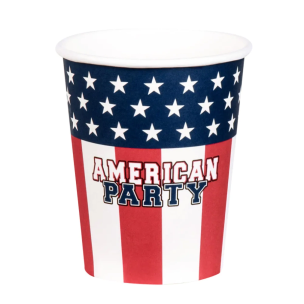 Opakowanie Kubeczki papierowe American Party 210ml 10szt