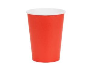 Opakowanie Kubeczki papierowe czerwone 250ml 6szt