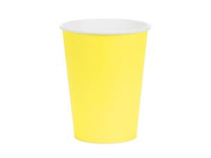 Opakowanie Kubeczki papierowe żółty 250ml 6szt