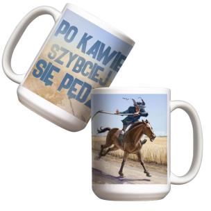 Opakowanie Kubek 440ml Po kawie szybciej się pędzi