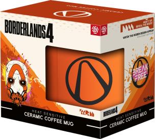 Kubek 450ml termoaktywny Borderlands 4 Hunters Icon. Wydawca: GOOD LOOT. Multiszop.pl Opakowanie Kubek 450ml termoaktywny Borderlands 4 Hunters Icon