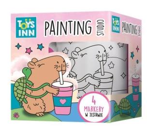 Opakowanie Kubek do kolorowania z markerami Kapibara