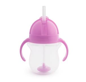 Opakowanie Kubek Munchkin niekapek ze słomką 207ml fioletowy