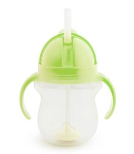 Opakowanie Kubek Munchkin niekapek ze słomką 207ml zielony