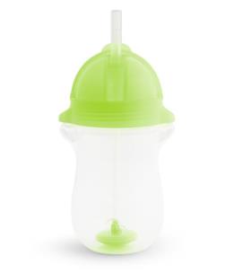 Opakowanie Kubek Munchkin niekapek ze słomką 296ml zielony
