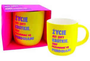 Opakowanie Kubek neonowy Życie