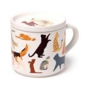 Opakowanie Kubek porcelanowy z pokrywką Feline Fine Cats