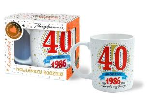 Opakowanie Kubek Premium Urodziny 40
