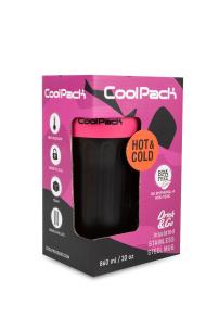 Kubek termiczny 860ml Coolpack Coffee Mug Jumbo Pink Black. Wydawca: Patio. Multiszop.pl Opakowanie Kubek termiczny 860ml Coolpack Coffee Mug Jumbo Pink Black