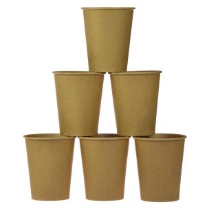Opakowanie Kubki papierowe kraftowe 6szt