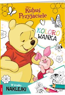 Kubuś i przyjaciele Kolorowanka KOLX-9104. Autor: Opracowanie zbiorowe. Multiszop.pl Okładka książki Kubuś i przyjaciele Kolorowanka KOLX-9104