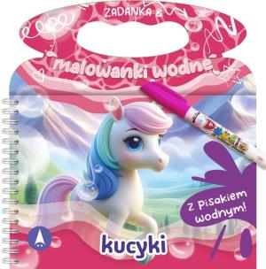 Okładka książki Kucyki. Zadanka & malowanki wodne