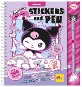 Opakowanie Kuromi Naklejki I Pisaki