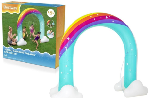 Kurtyna wodna dmuchana 221x71x19cm. Wydawca: Bestway. Multiszop.pl Opakowanie Kurtyna wodna dmuchana 221x71x19cm