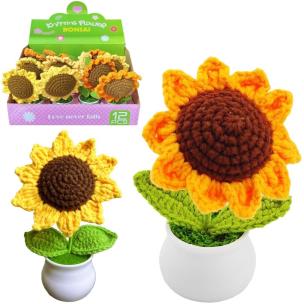 Opakowanie Kwiat dziergany słonecznik MIX