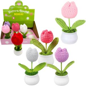 Opakowanie Kwiat szydełkowany tulipan MIX