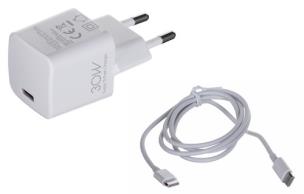 Opakowanie ŁADOWARKA SIECIOWA I-BOX C-38 PD30W USB-C, KABEL