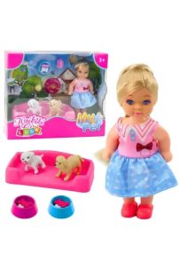 Opakowanie Laleczka z dwoma pieskami