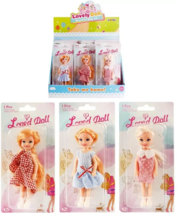 Lalka 14cm MIX. Wydawca: Trifox. Multiszop.pl Opakowanie Lalka 14cm MIX