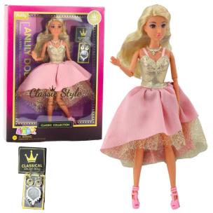 Lalka Anlily w eleganckiej sukni balowej. Wydawca: Leantoys. Multiszop.pl Opakowanie Lalka Anlily w eleganckiej sukni balowej
